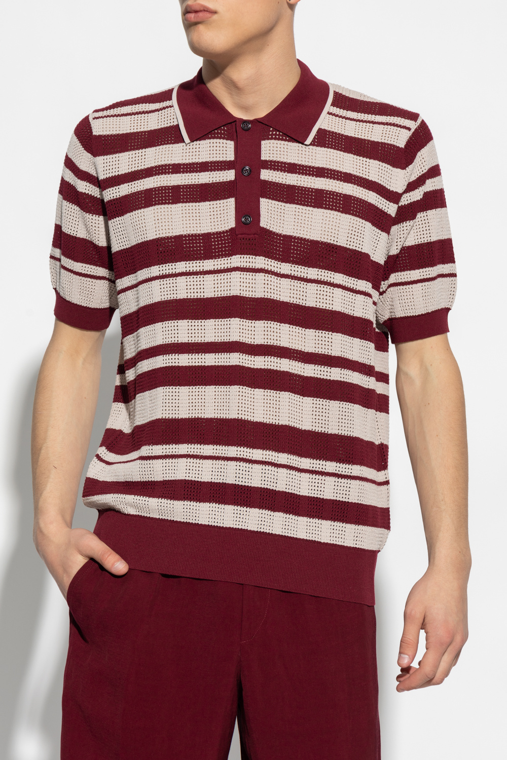 Dries van outlet noten polo shirt